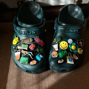 Evergreen Crocs Fully Loaded